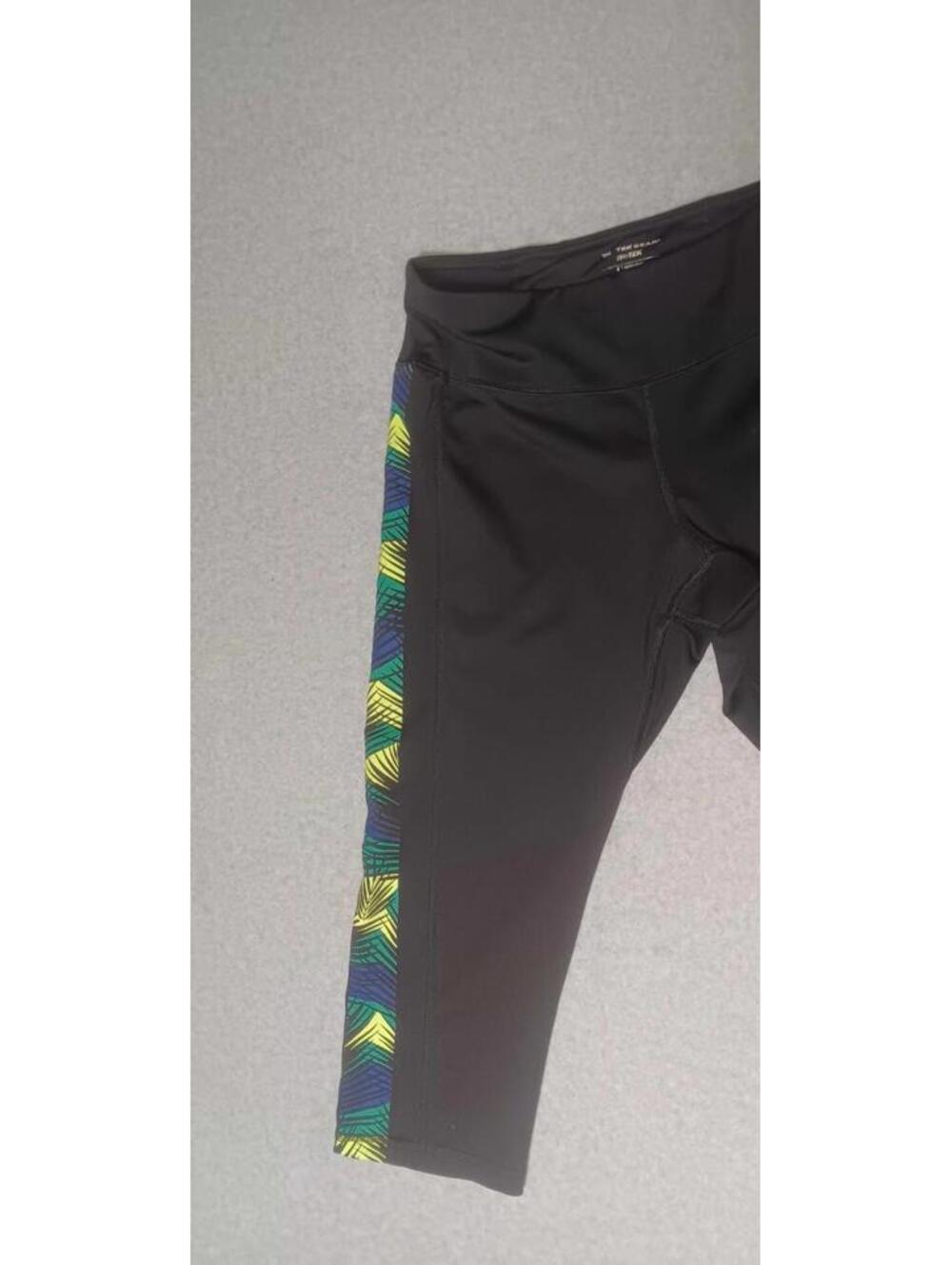Tek Gear Dry Tek Capris Leggings Womens Size Small Black Blue And Green... - Picture 7 of 9